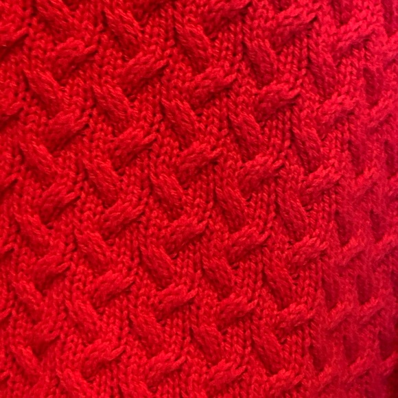 New Liz Claiborne Red Long Sleeve Sweater - Picture 6 of 6